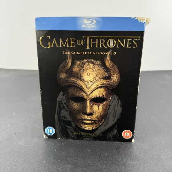 Other - Game of Thrones The Complete Seasons 1-5 with all Episode Guides, Good Cond